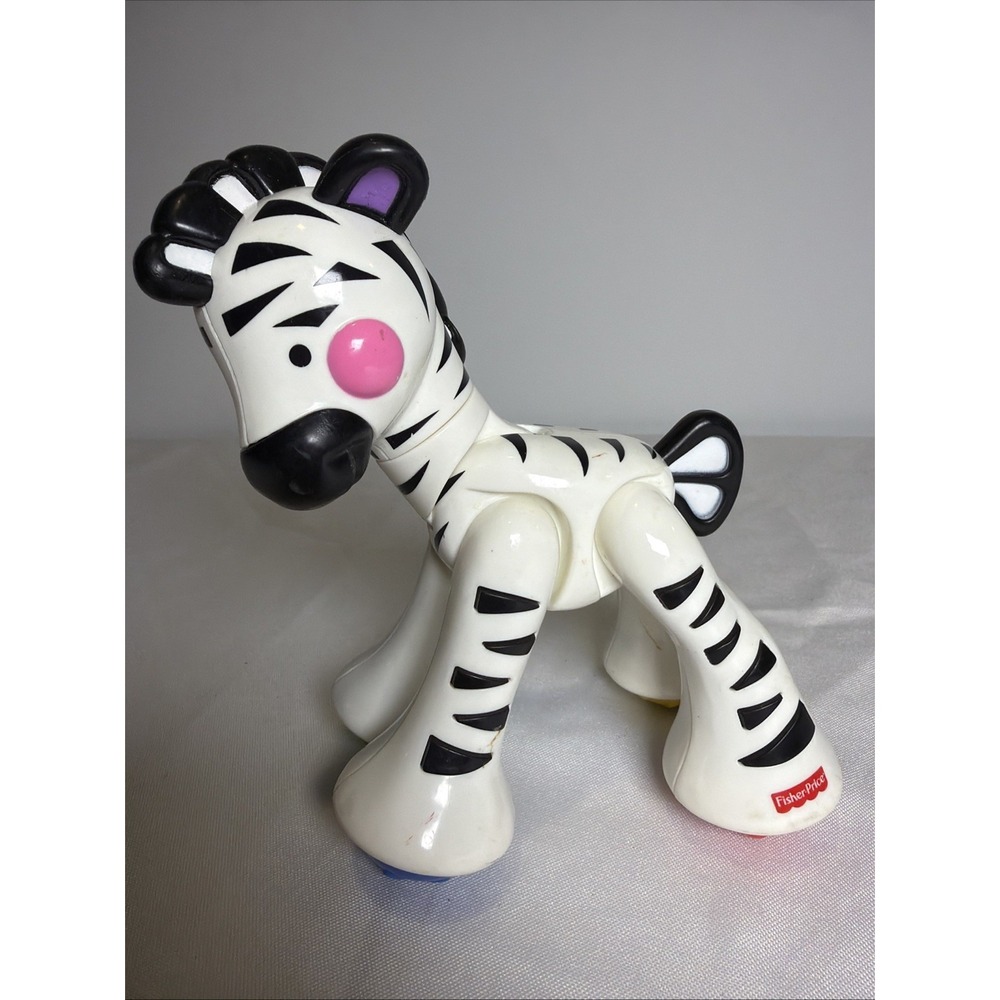 Fisher Price Amazing Animals 2006 Click Clack Zebra